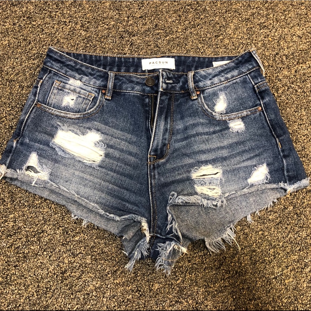 Pacsun High Rise Jean Shorts